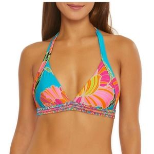 Trina Turk Poppy Braided Bikini Top Multicolor Size 8